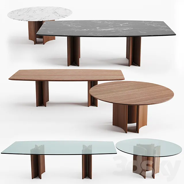 Porada alan table 3ds Max