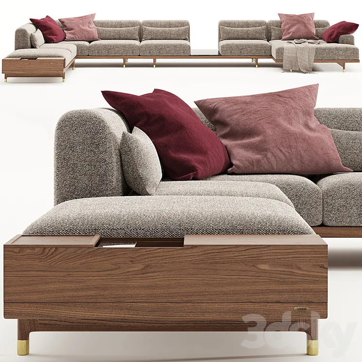 Porada argo sofa 3DS Max Model