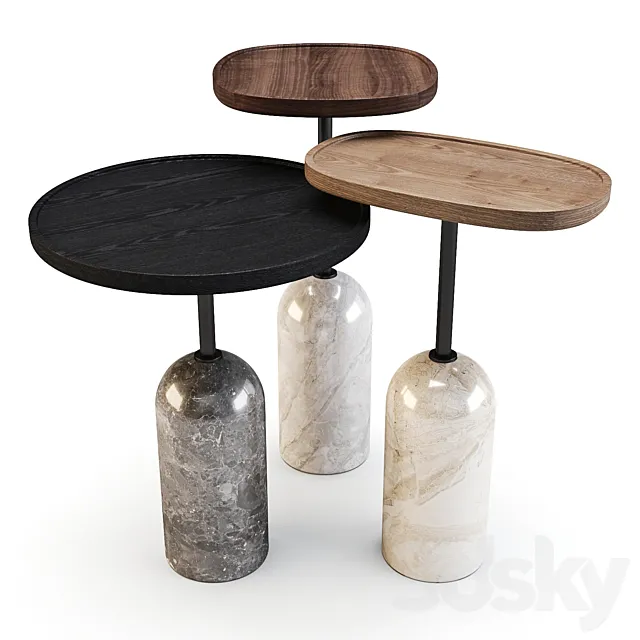 Porada: Ekero – Side Tables 3DS Max Model