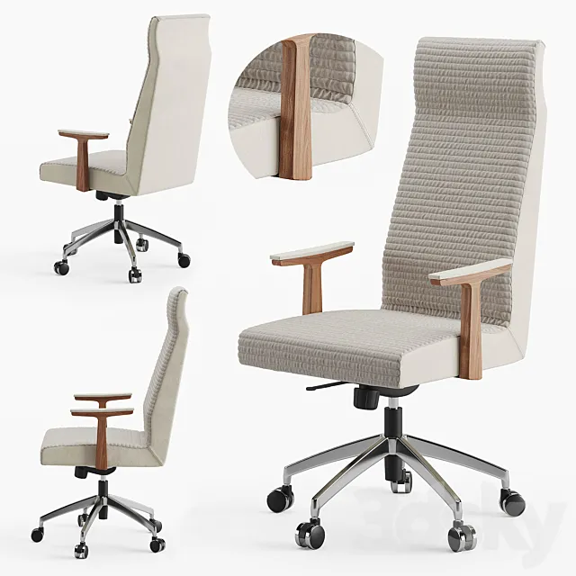 Porada elis armchair 3ds Max