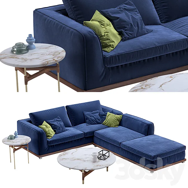 PORADA KIRK SOFA 3ds Max