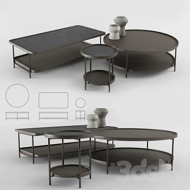 Porada koster coffe table 3ds Max