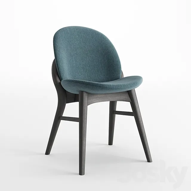 Porada Lip Dining Chair 3ds Max
