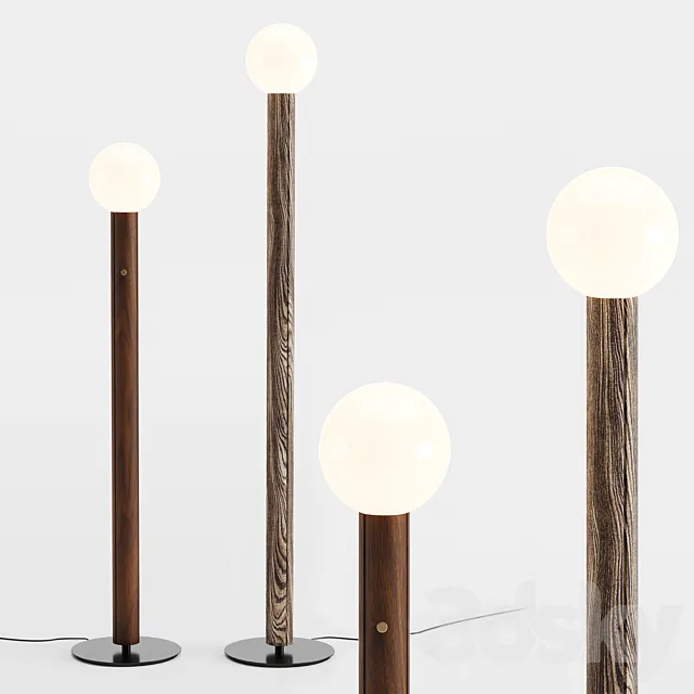 Porada lum floor lamp 3ds Max