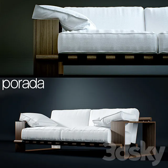 Porada Panama Divano 3ds Max
