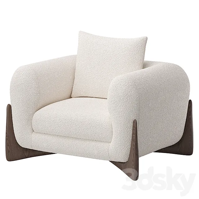 PORADA SOFTBAY ARMCHAIR 3dsMax Model