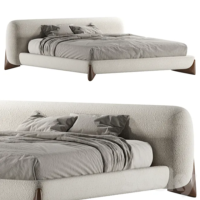 Porada – Softbay bed 3ds Max