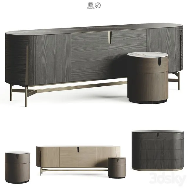 Porada Tylsa 2023 Living Collection 3dsMax Model