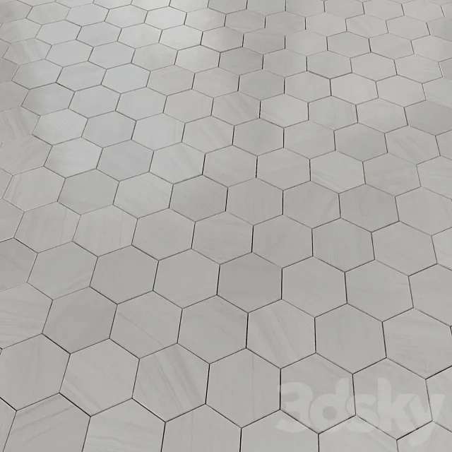 Porcelain stoneware tiles EQUIPE LITHOS 11.6×10.1 cm 3ds Max