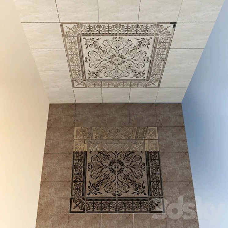 Porcelain tiles Cerdomus – Dynasty Collection 3DS Max