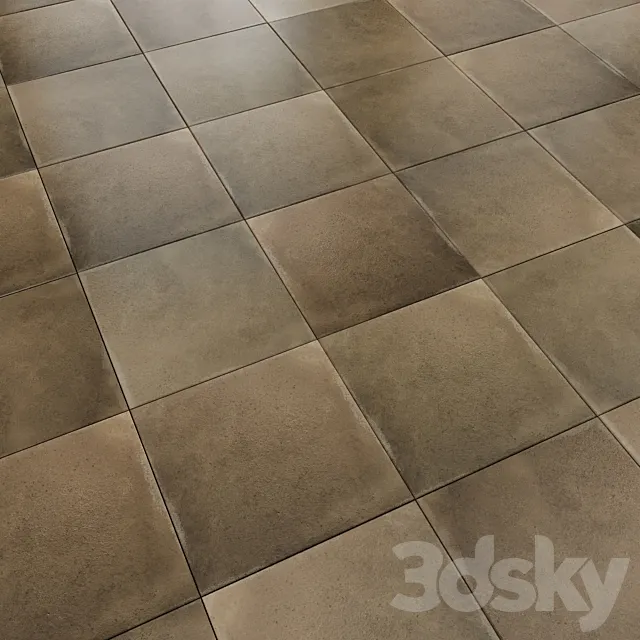 Porcelain tiles EQUIPE TERRA 20×20 3ds Max