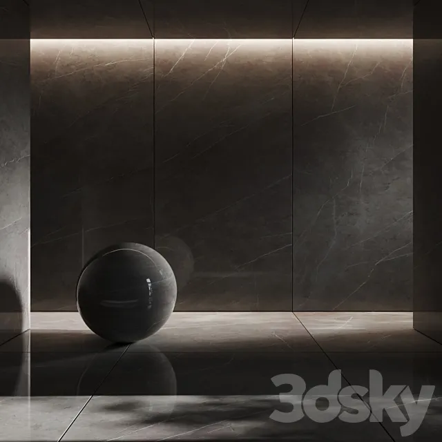 Porcelain tiles Laminam it i naturali pietre pietra gray 3ds Max