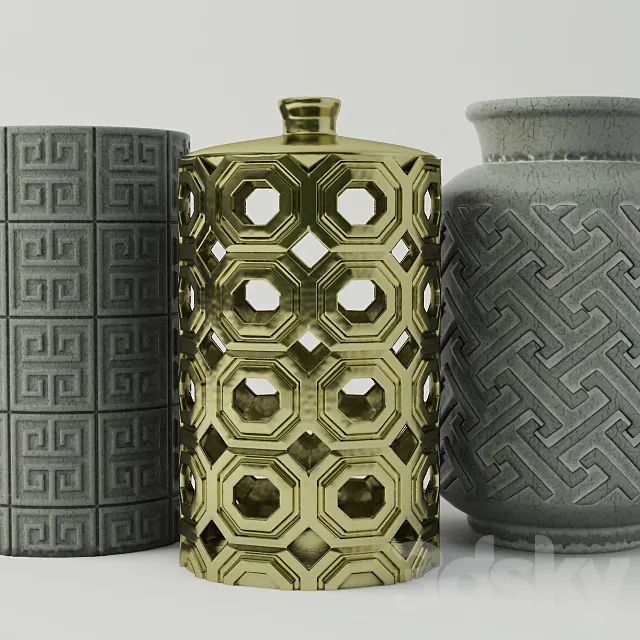 Porcelain Vases 3ds Max