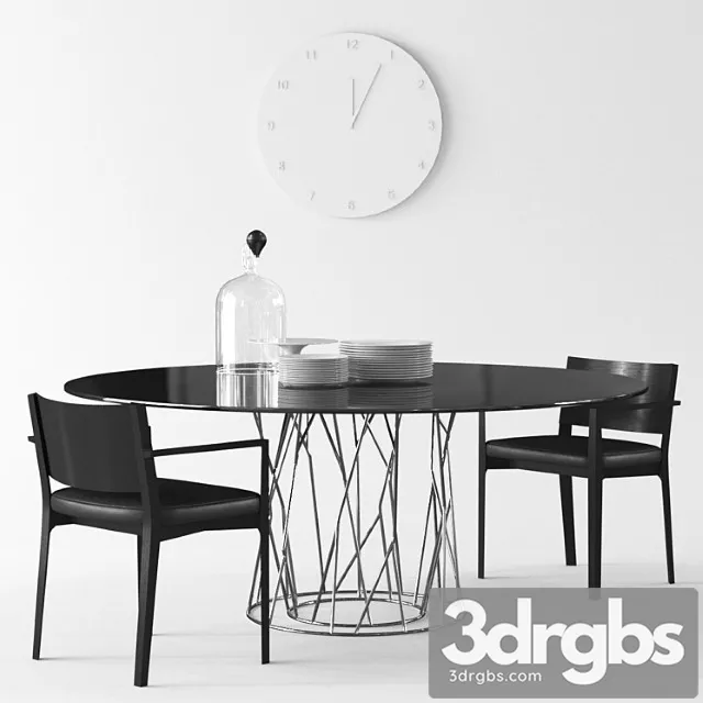Porro synapsis table and como chair 2 3dsmax Download