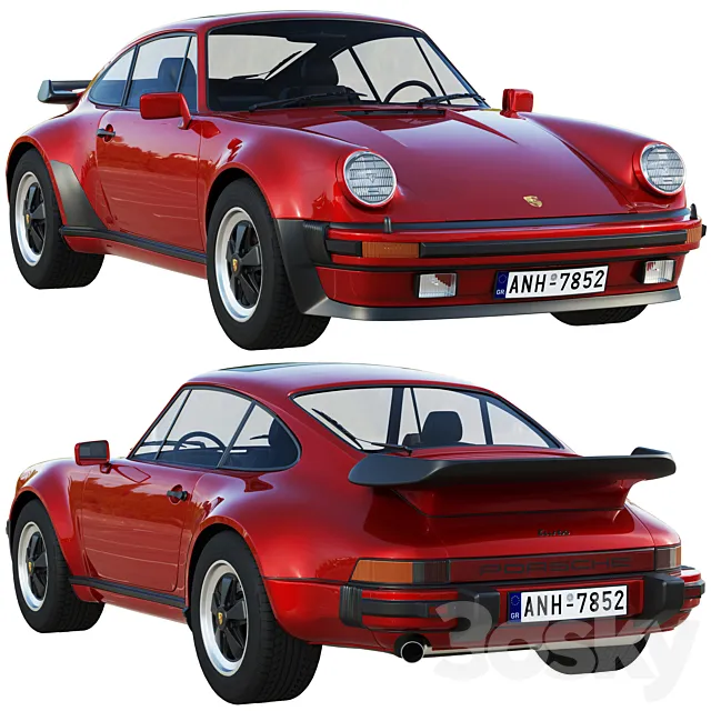 Porsche 911 930 Turbo 1975 – 1989 3DSMax File