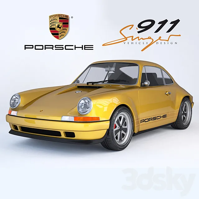 Porsche 911 by Singer 3ds Max