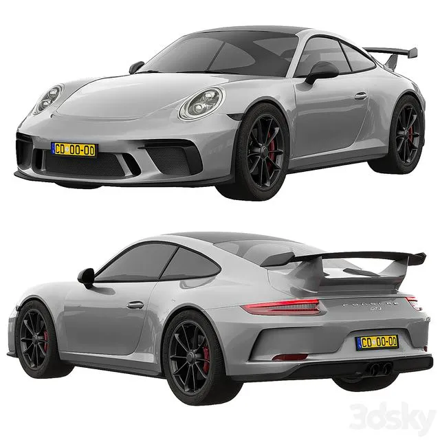 Porsche 911 GT 3 3dsMax Model