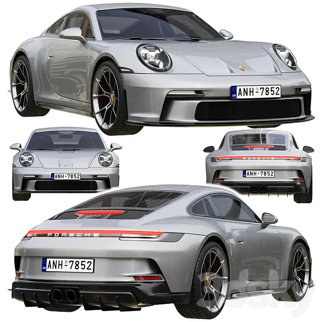 Porsche 911 GT3 Touring 2022 3DSMax File