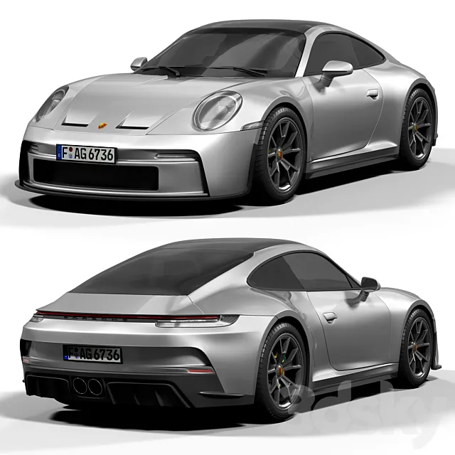 Porsche 911 GT3 Touring 3ds Max