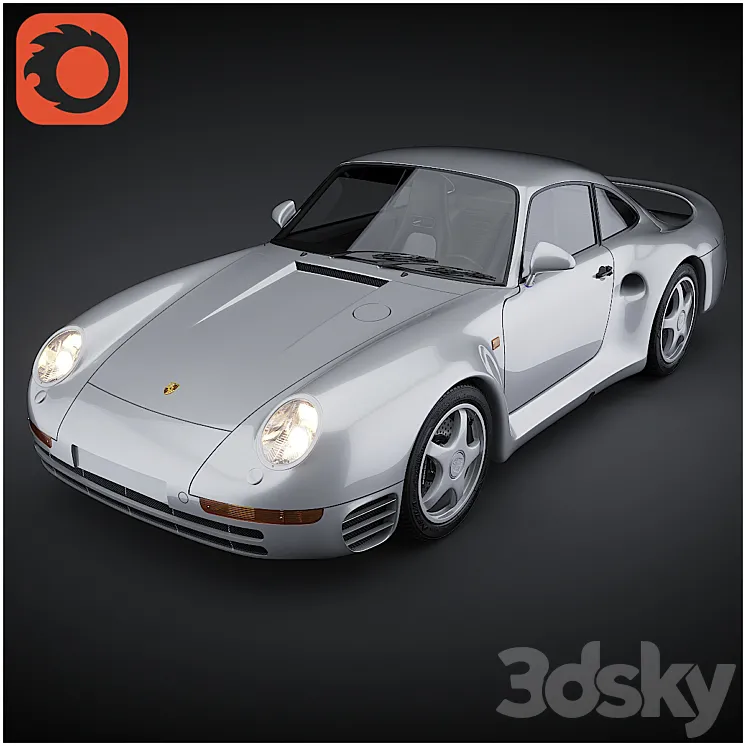 Porsche 959 3DS Max