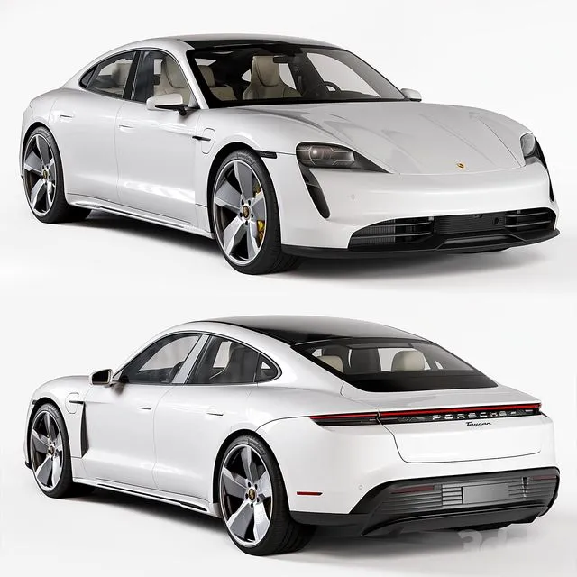 Porsche Taycan 3dsMax Model