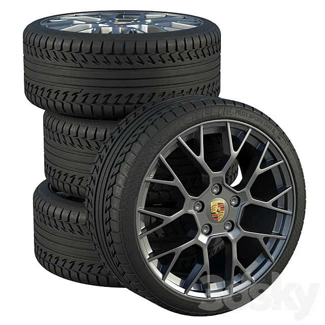 PORSCHE Wheels 3ds Max