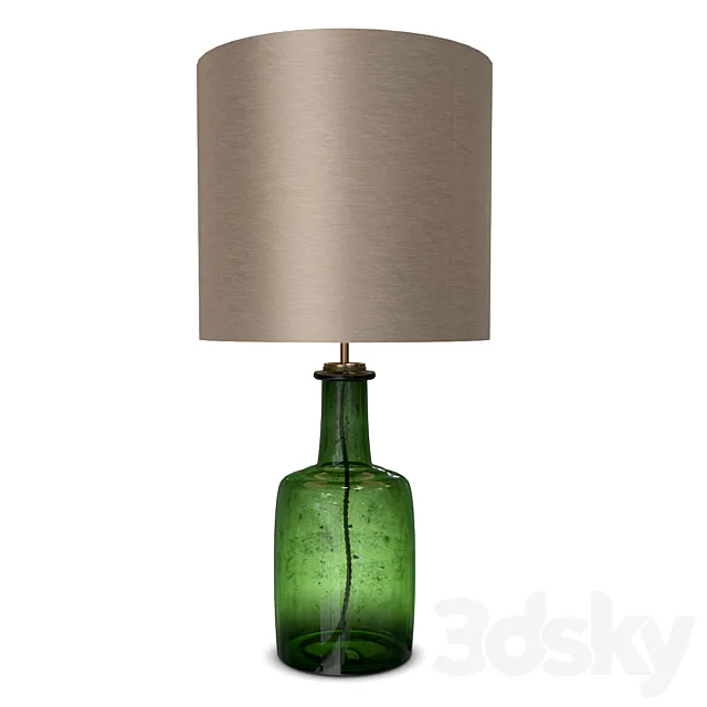 Porta Romana – Apotecary lamp sulphur green GLB73 3ds Max