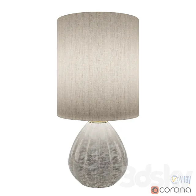 Porta Romana Dumpling lamp 3ds Max