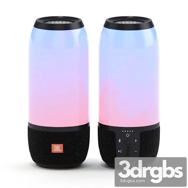 Portable Speakers JBL Pulse 3 Black 3dsmax Download