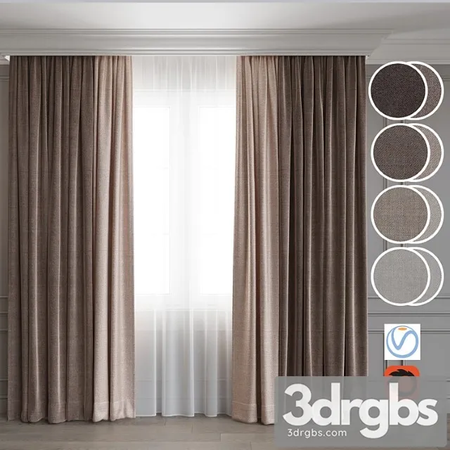 Portiere in modern style 5. beige range.