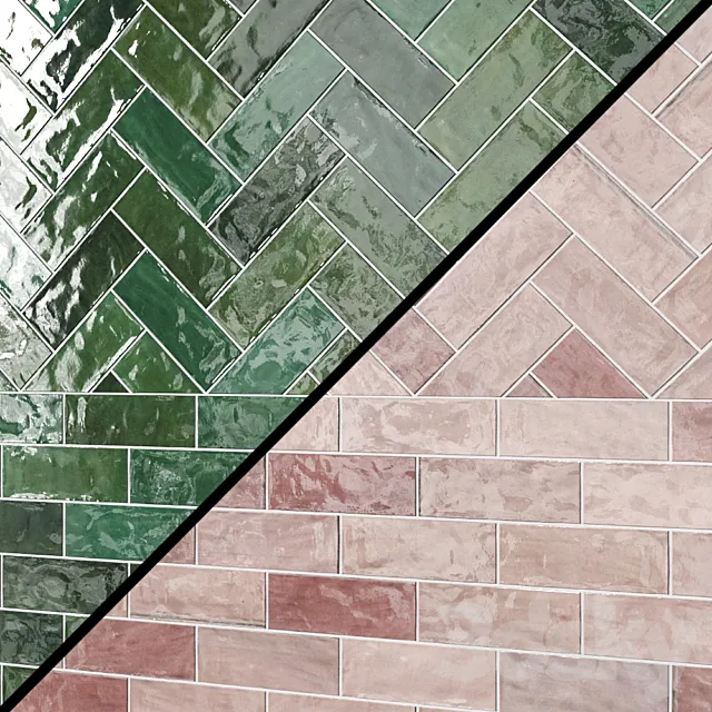 Portmore 3×8 Glazed Ceramic Tile 3ds Max
