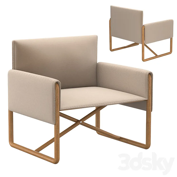Portofino Outdoor Chair 3DS Max Model
