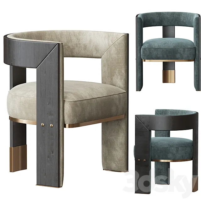 Porustudio BROOKLYN chair 3ds Max
