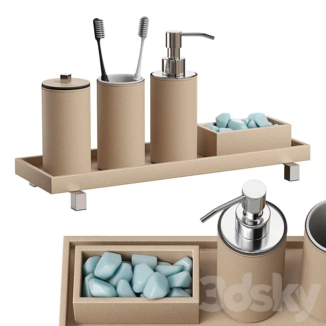 Poseidon bathroom set 3dsMax Model