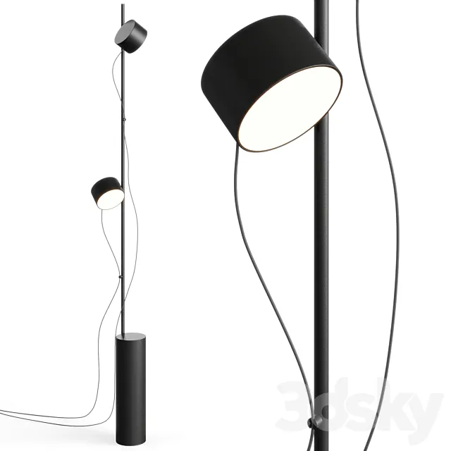 Post floor lamp by Muuto 3ds Max