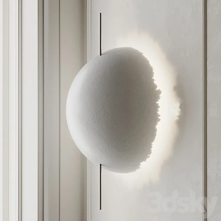 PostKrisi W 21 wall Light from Catellani and Smith 3DS Max