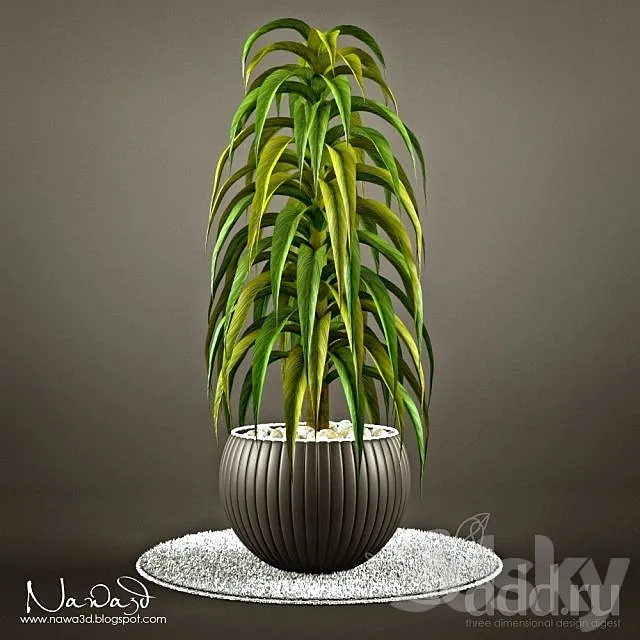 Pot Plant 1 3ds Max