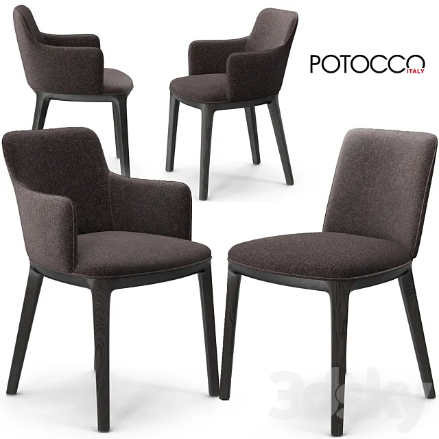 Potocco candy chairs 3DSMax File