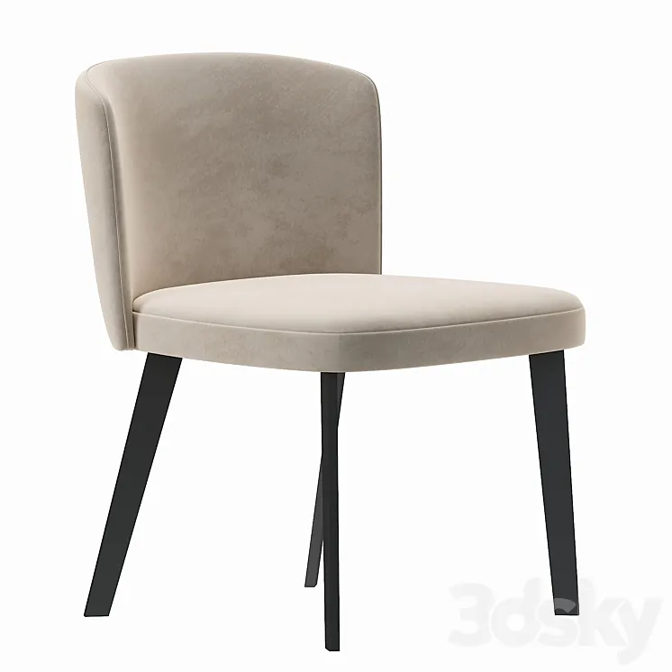 Potocco Lena dining chair 3DS Max Model