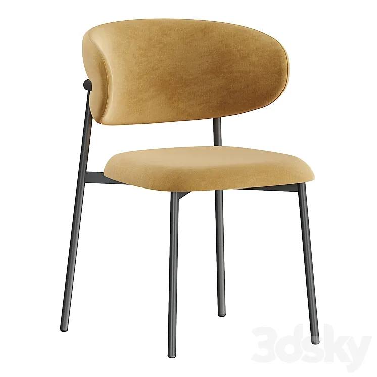 Potocco Olenadro dining chair 3DS Max