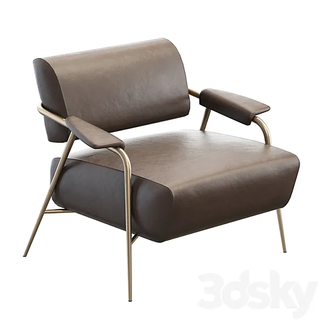 Potocco Stay lounge armchair 3DS Max Model