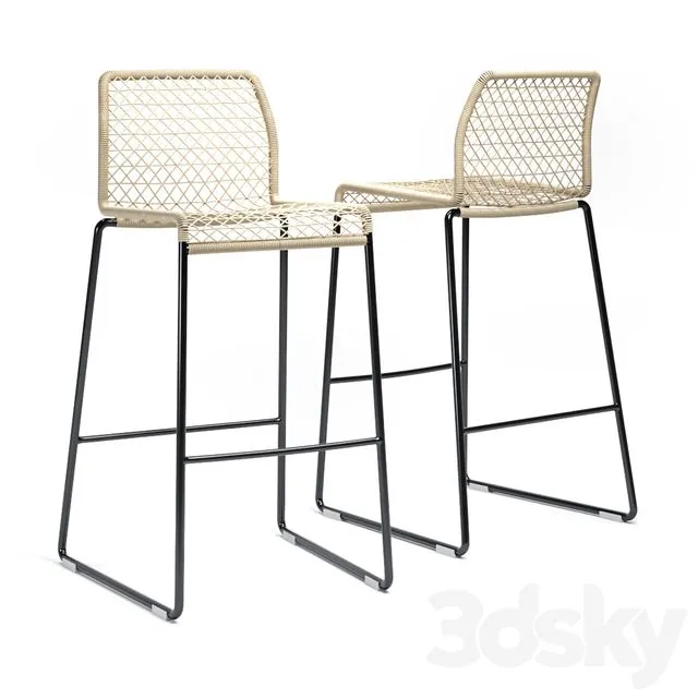 Potocco vela barstool 3dsMax Model