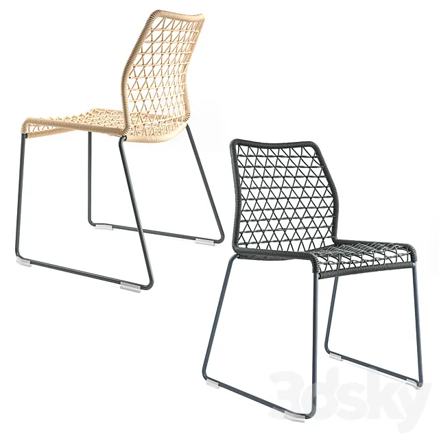 Potocco Vela Chair Outdoor 3ds Max