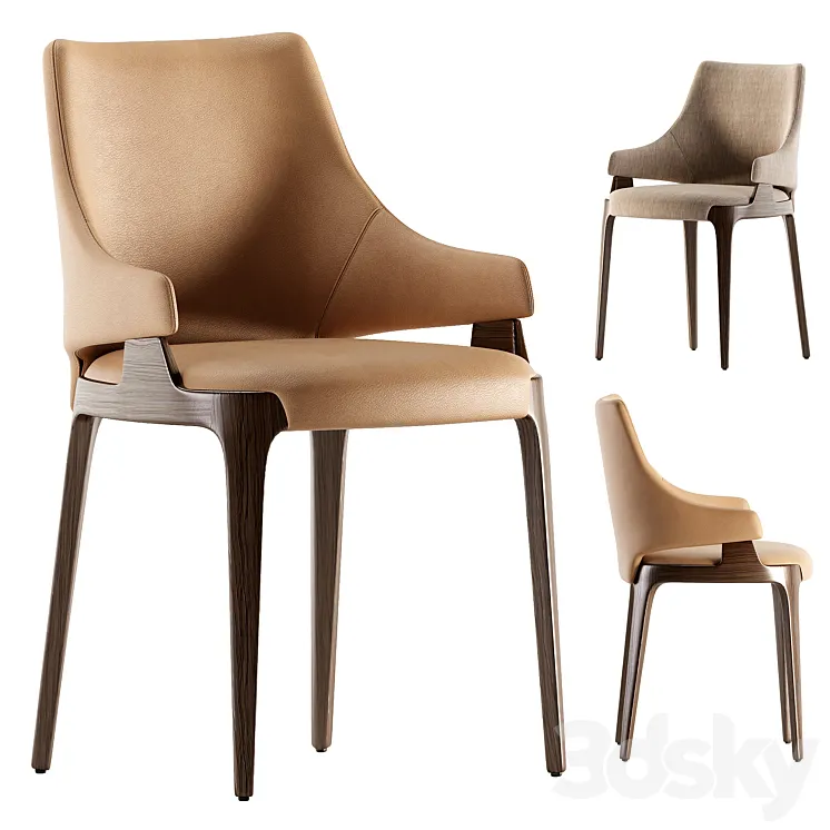 Potocco Velis chair 3DS Max