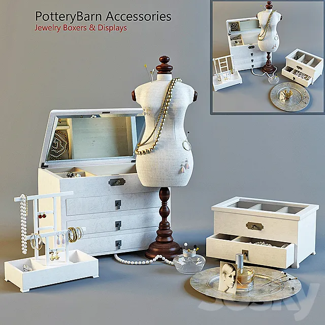 Pottery Barn 3DS Max Model