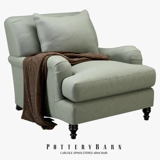 Pottery Barn – Carlisle Upholstered Armchair 3dsMax Model