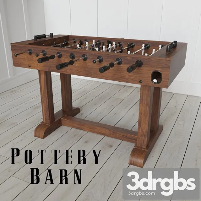 Pottery barn foosball table 3dsmax Download
