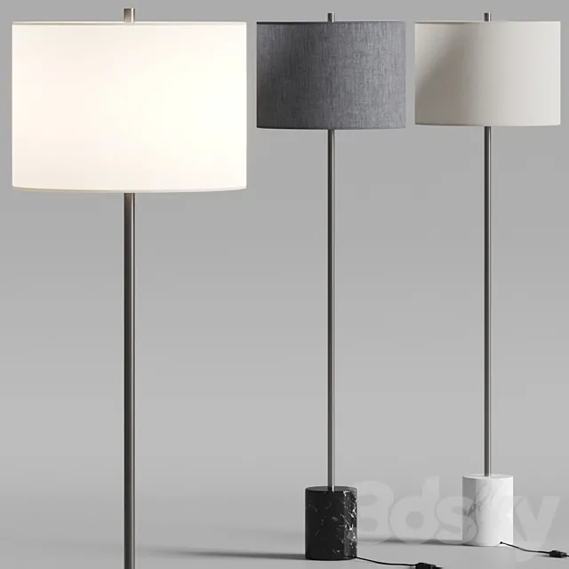 Pottery Barn Geoff Marble Floor Lamps 3ds Max