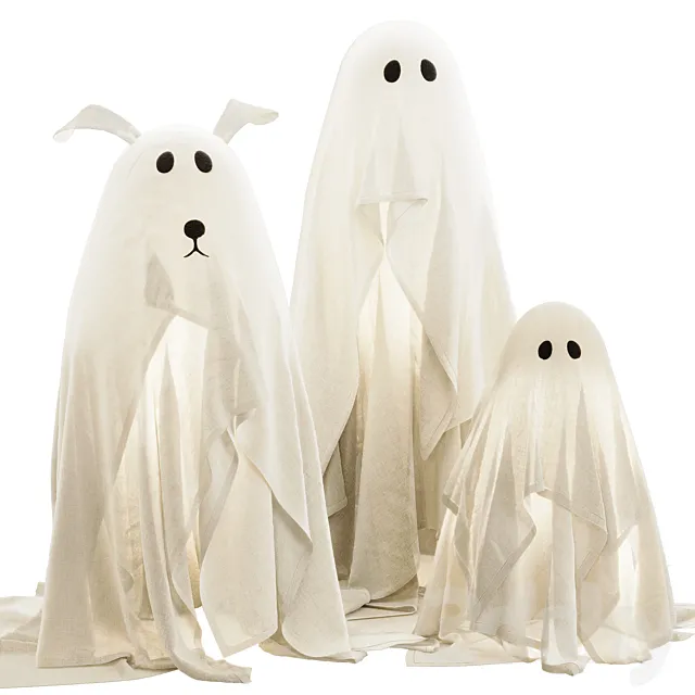 Pottery Barn ghosts 3ds Max