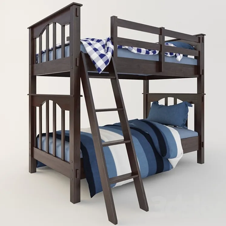 Pottery Barn Kids Bunk Bed 3DS Max
